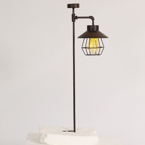 Shop Offset Lantern Solar Light Garden Stake On Sale Free