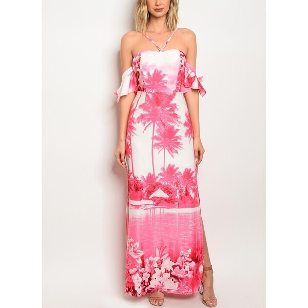 halter maxi sundress