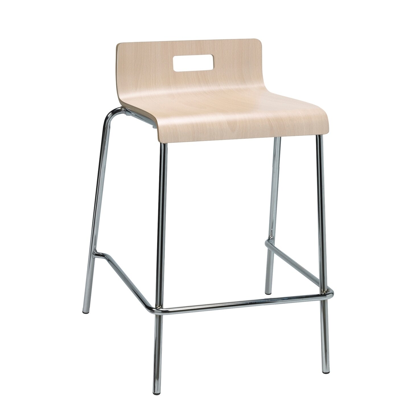 Porch & Den Taurus Bent Frame Low Back Counter Stool