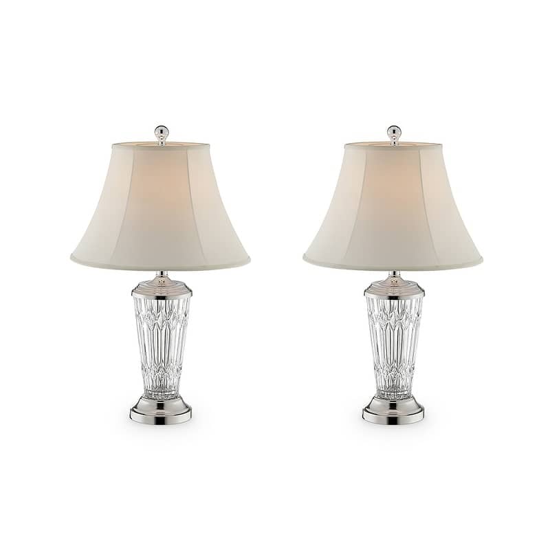 26.5 Inch Portia Glass Table Lamp Set of 2