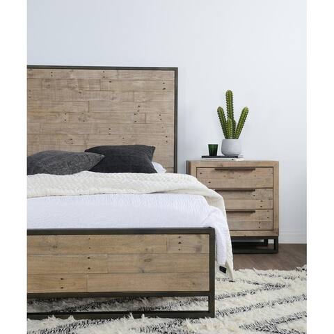 Norton Reclaimed Pine 3 Drawer Nightstand by Kosas Home
