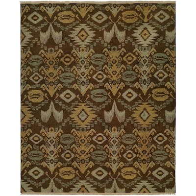 Caspian Multi Hand-knotted Soumak Area Rug