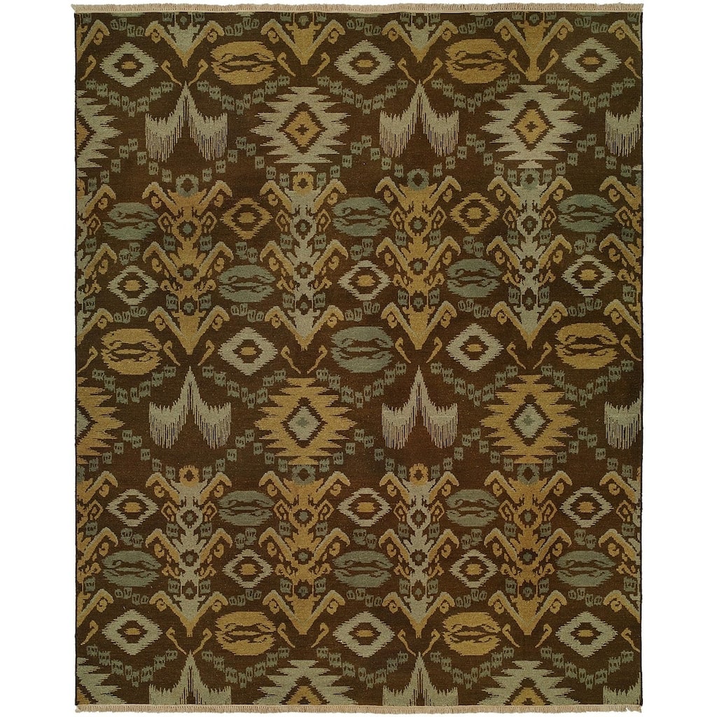 Caspian Multi Hand-knotted Soumak Area Rug