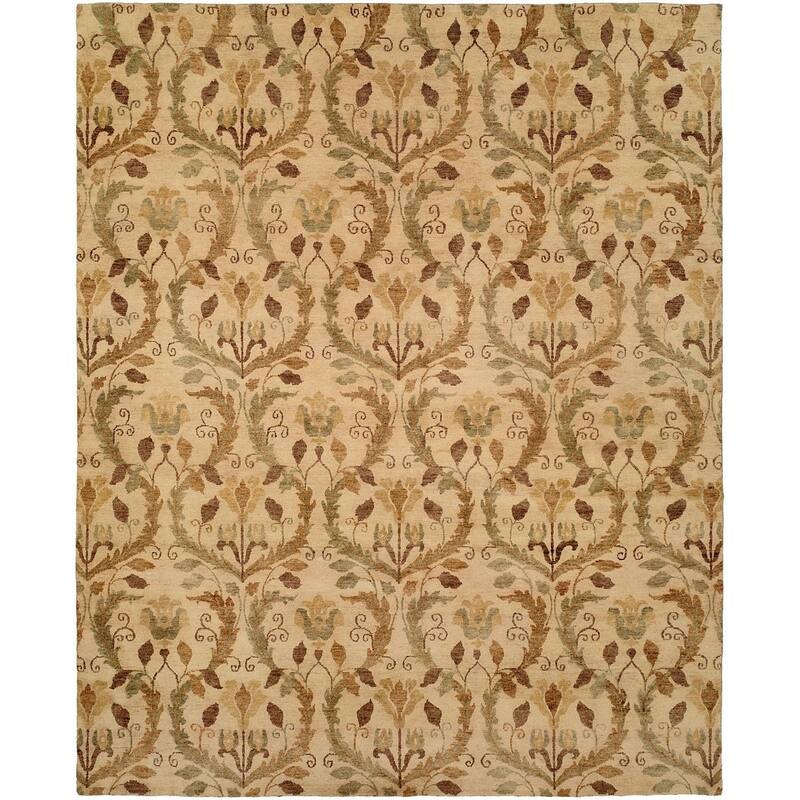 Royal Manner Derbyshire Warm Sand Hand-knotted Area Rug