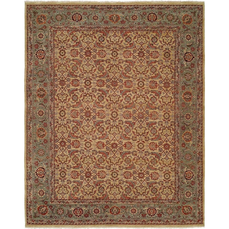 Sonata Sahara Sand / Blue Ice Hand-knotted Area Rug