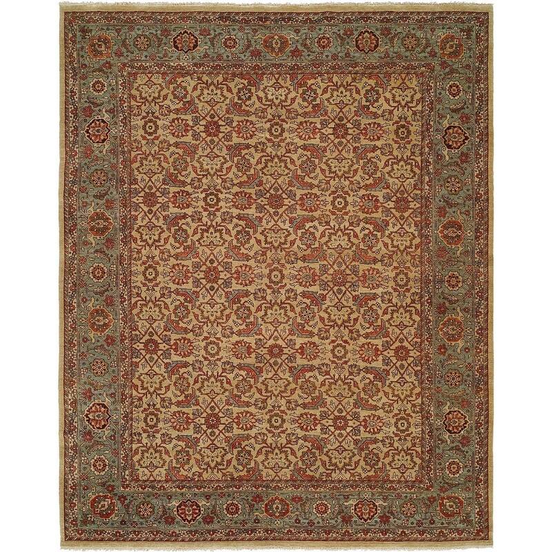 Sonata Sahara Sand / Blue Ice Hand-knotted Area Rug
