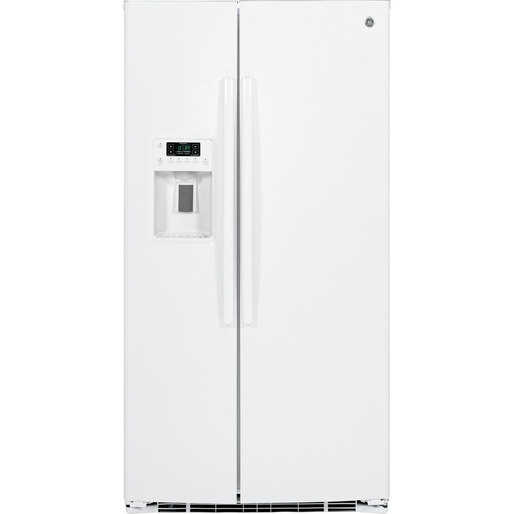 GE ENERGY STAR 25.3 Cu. Ft. Side-By-Side Refrirator in white (White - 7.1 - 10 cu. ft. - 2)