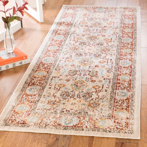 Safavieh Sutton Oriental Ivory Brick Runner Rug 3 X 8 Safavieh Sutton Oriental Ivory Brick Runner Rug 3 X27 X