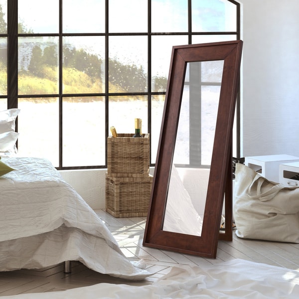 Furniture Of America Ln Rustic Vintage Walnut Full Length Furniture Of America Ln Rustic Vintage Walnut Full Length Mirror