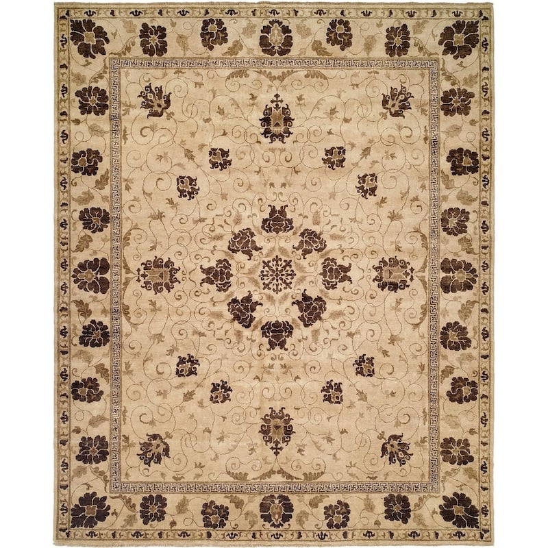 Antalya Desert Sand Hand-knotted Area Rug