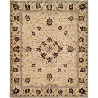 Antalya Desert Sand Hand-knotted Area Rug