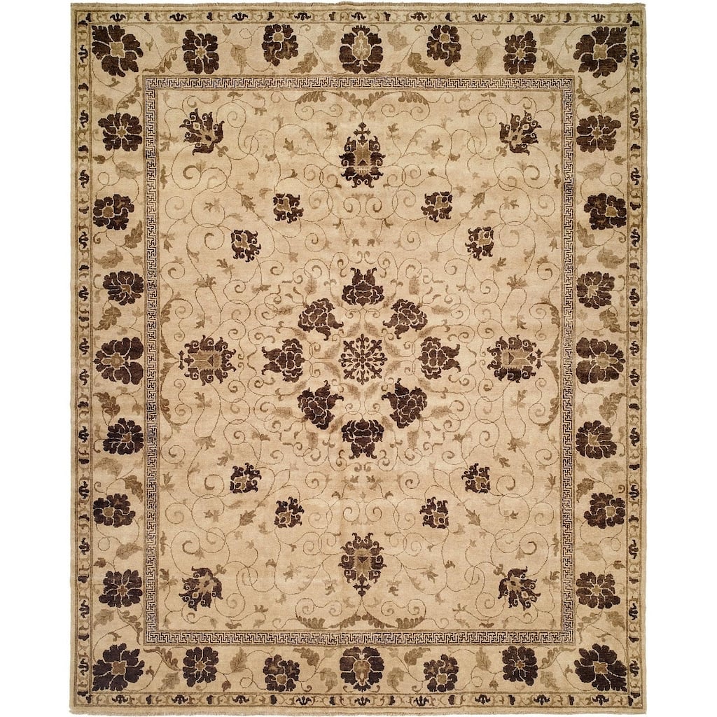 Antalya Desert Sand Hand-knotted Area Rug