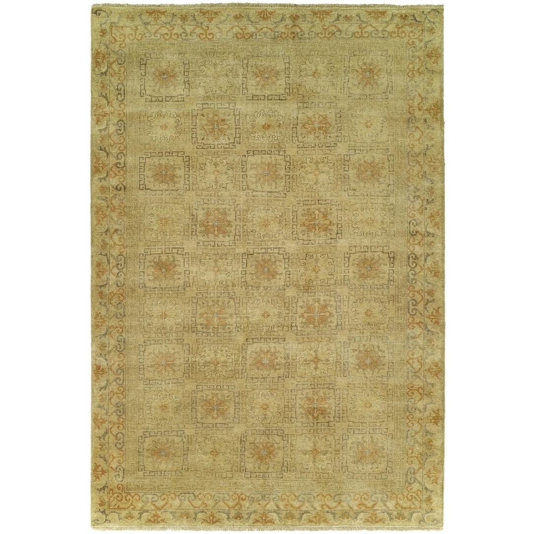 KALATY Antalya Earth Tones Hand-knotted Area Rug