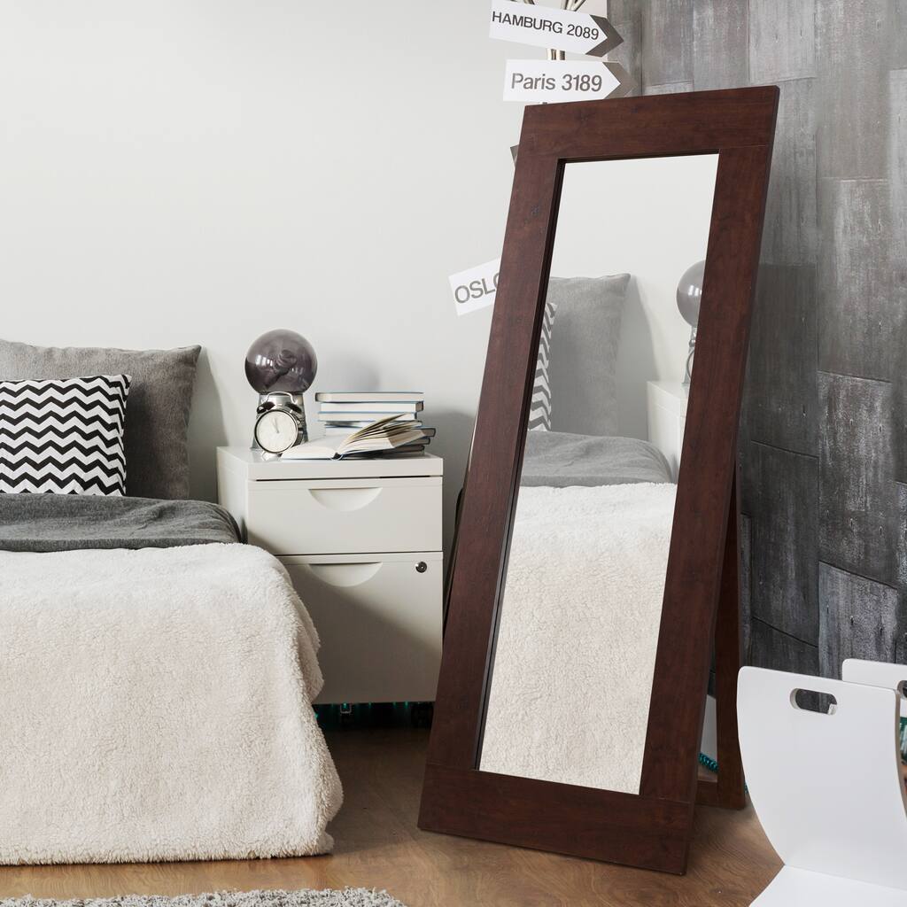 Furniture of America Waur Rustic 72-inch Rectangular Standing Mirror