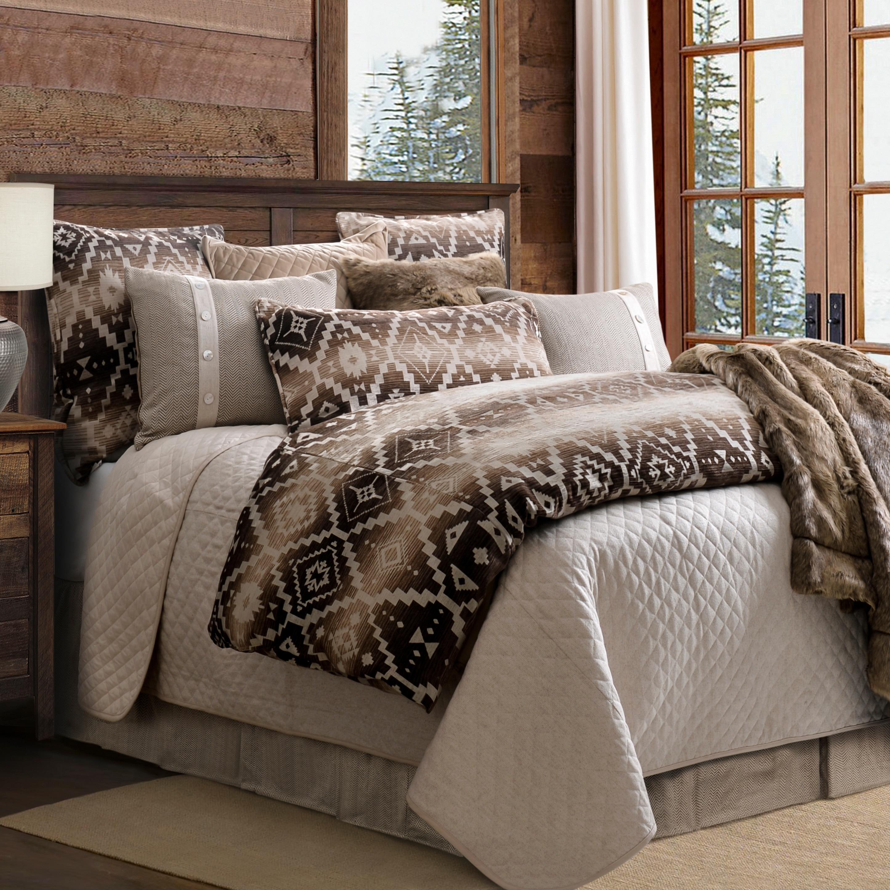 Shop Chalet Aztec Duvet Super Queen Multi Free Shipping Today