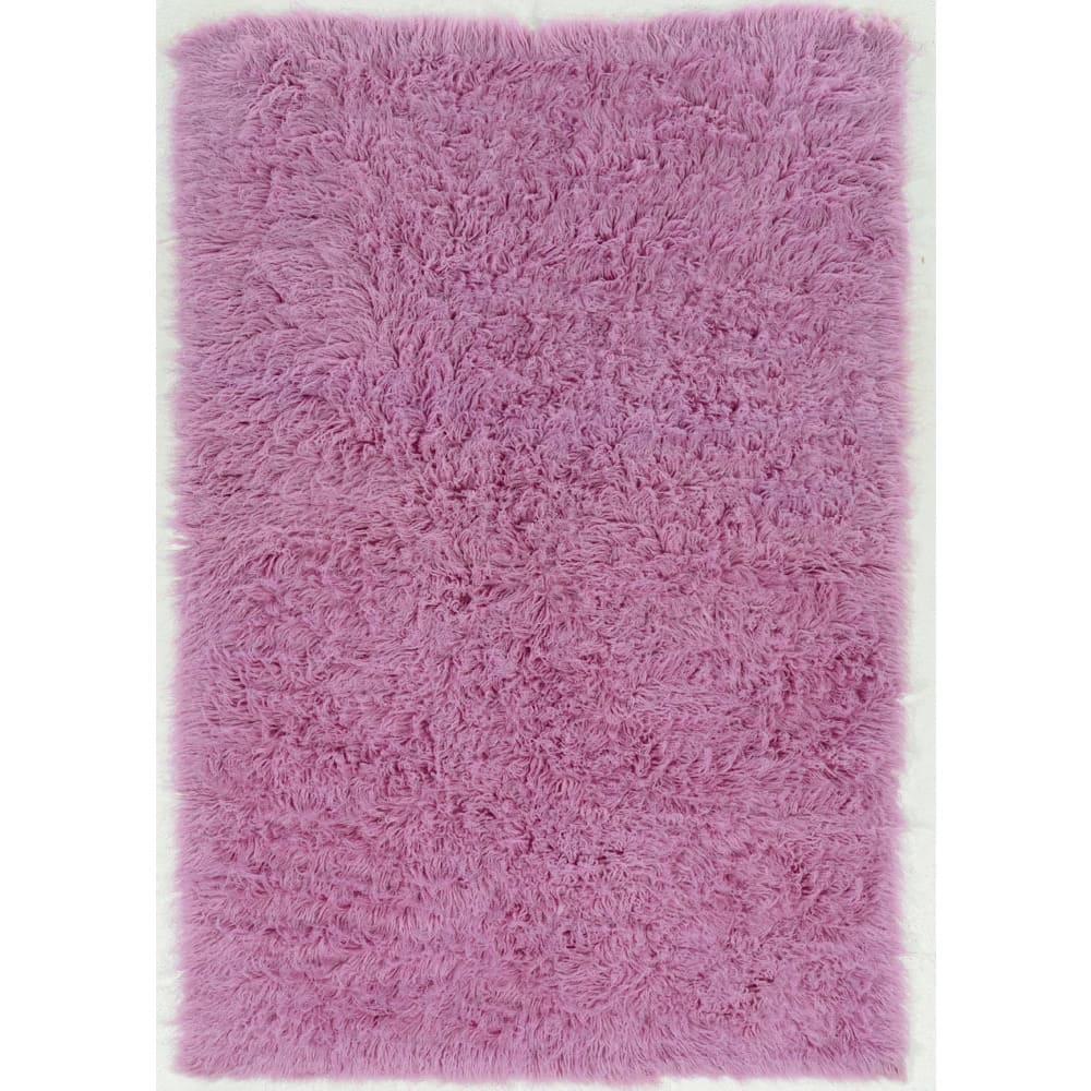 Linon Flokati Wool Thick Area Rug