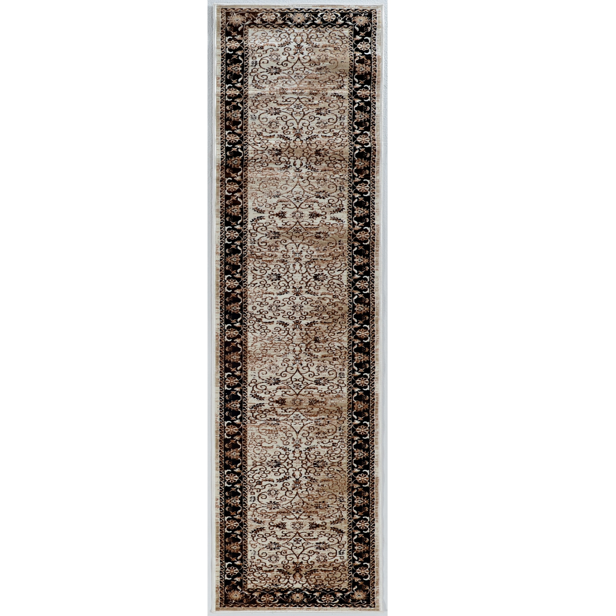 Gray Linon Vintage Collection Isfahan Synthetic Rugs 2 x 10