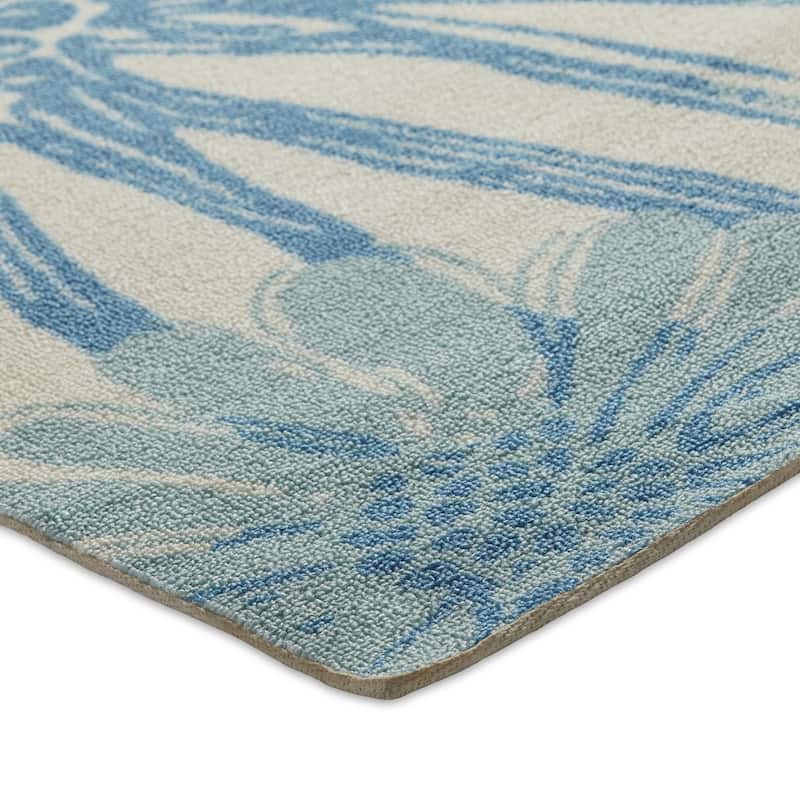 Ogunquit Indoor/Outdoor Abstract Floral Modern Rug by Havenside Home