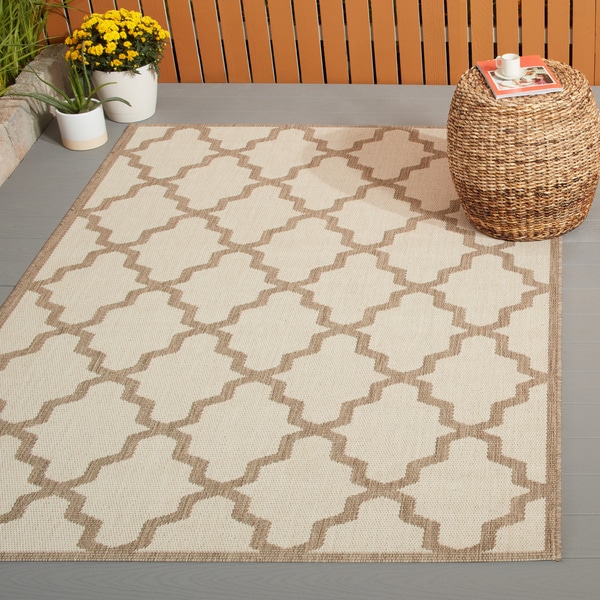 Clay Alder Home Colville Moroccan Trellis Outdoor Area Rug (5'3 x 7'6) - 5'3 x 7'6