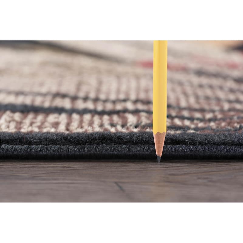Copper Grove Granby Black Transitional Area Rug