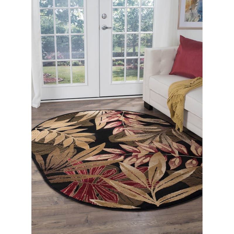 Copper Grove Granby Black Transitional Area Rug