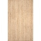 preview thumbnail 6 of 4, Eco Natural Fiber Braided Reversible Jute Area Rug