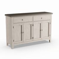 The Gray Barn Steeplechase Grey White Wood Server