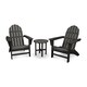 POLYWOOD® Vineyard 3-Piece Outdoor Adirondack Chair Set with Table - Thumbnail 0