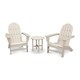 POLYWOOD® Vineyard 3-Piece Outdoor Adirondack Chair Set with Table - Thumbnail 8