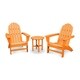 POLYWOOD® Vineyard 3-Piece Outdoor Adirondack Chair Set with Table - Thumbnail 15