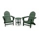 POLYWOOD® Vineyard 3-Piece Outdoor Adirondack Chair Set with Table - Thumbnail 7