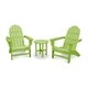 POLYWOOD® Vineyard 3-Piece Outdoor Adirondack Chair Set with Table - Thumbnail 4