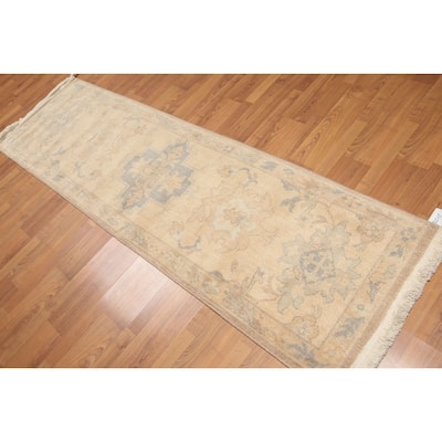 Quality Tabriz Runner Hand Knotted Oriental Area Rug (2'4"x8') - 2'4" x 8'