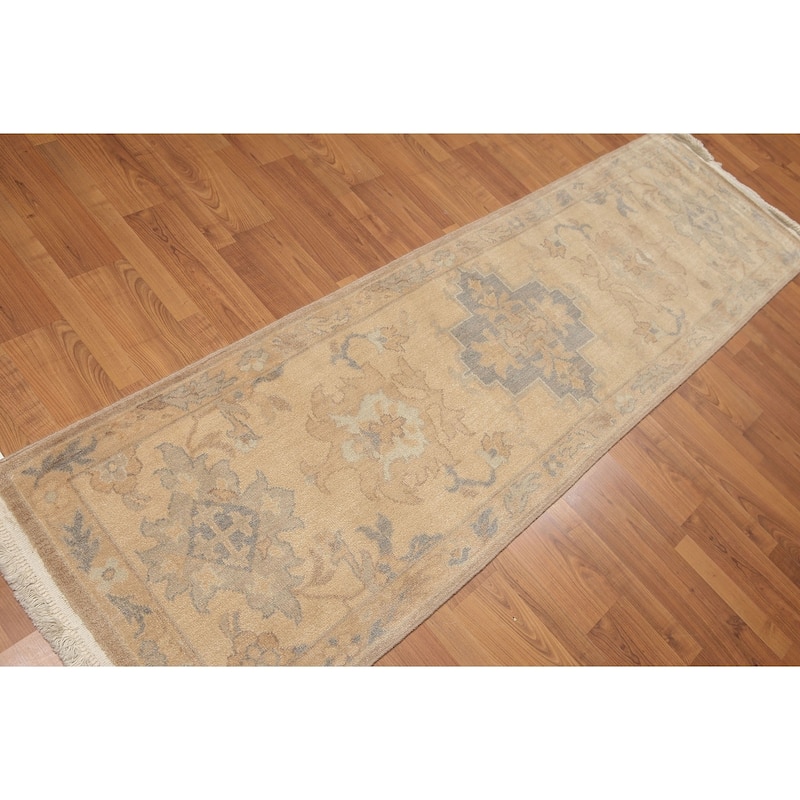 Quality Tabriz Runner Hand Knotted Oriental Area Rug (2'4"x8') - 2'4" x 8'