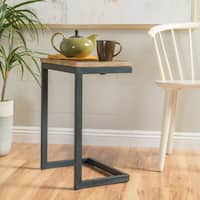 Darlah Medium Firwood Antique Accent Table by Christopher Knight Home