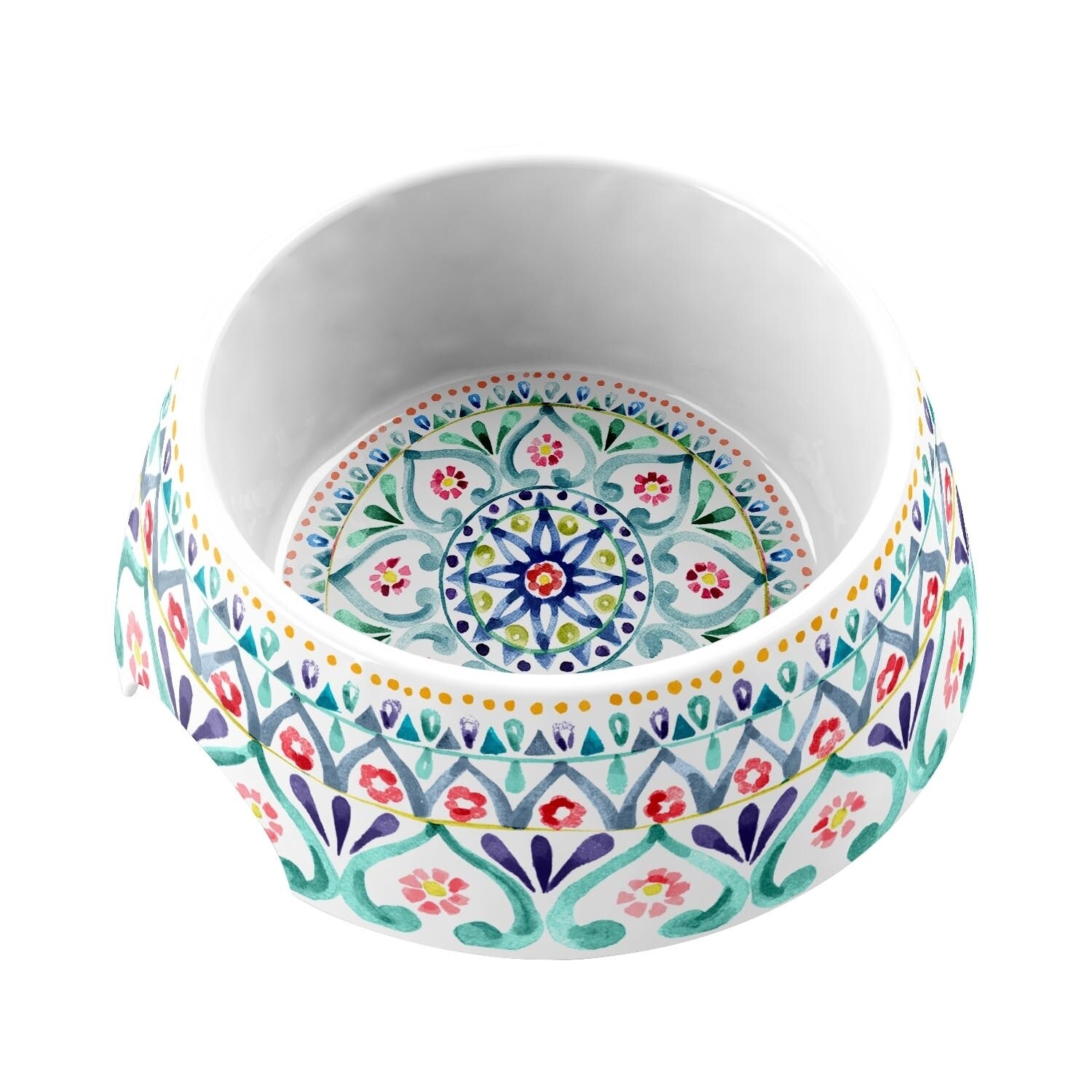boho dog bowls