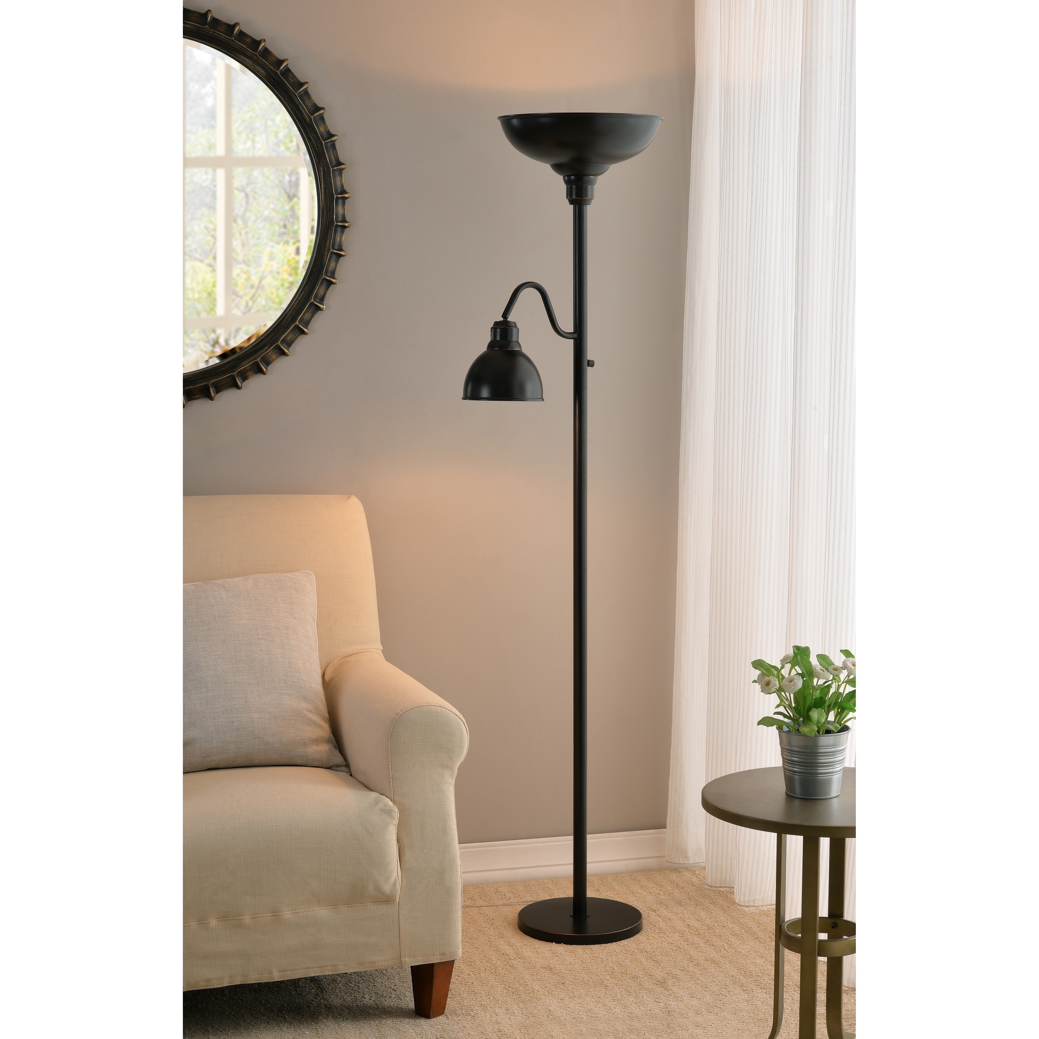 Shop Ranch 71 Mother And Son Floor Lamp Oil Rubbed Bronze