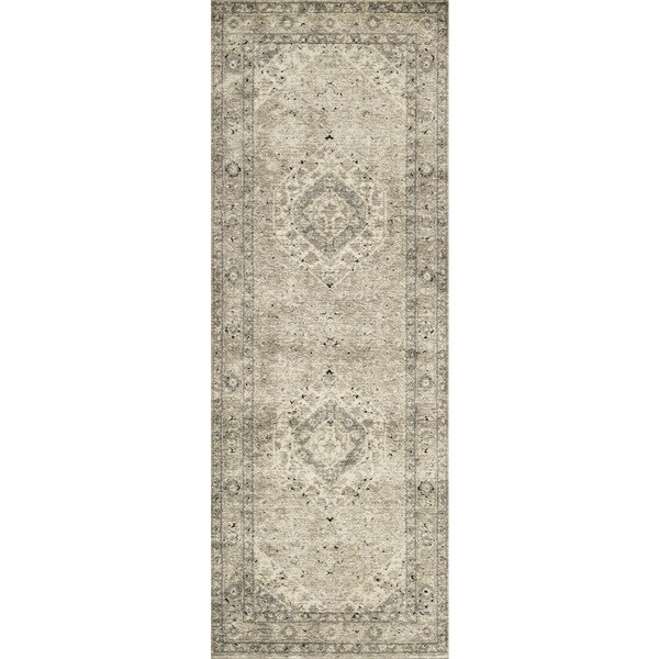 Shop Antique Inspired Vintage Beige/ Ivory Distressed Rug 2'8" x 13