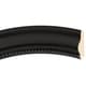 preview thumbnail 3 of 2, Heritage Framed Oval Mirror in Gloss Black