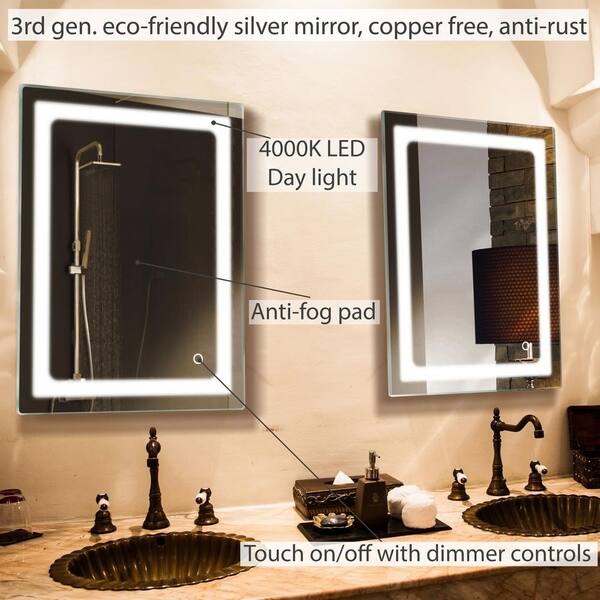 Dyconn Swan Wall Mounted Vanity Bathroom Led Backlit Dyconn Swan Wall Mounted Vanity Bathroom Led Backlit