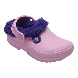 ballerina pink fuzzy crocs