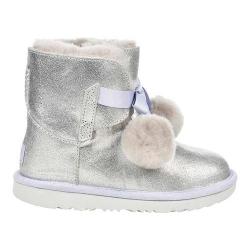 silver uggs metallic