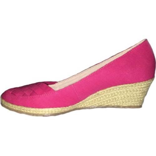 Shop Women�s Beacon Shoes Sunport Espadrille Wedge Fuchsia