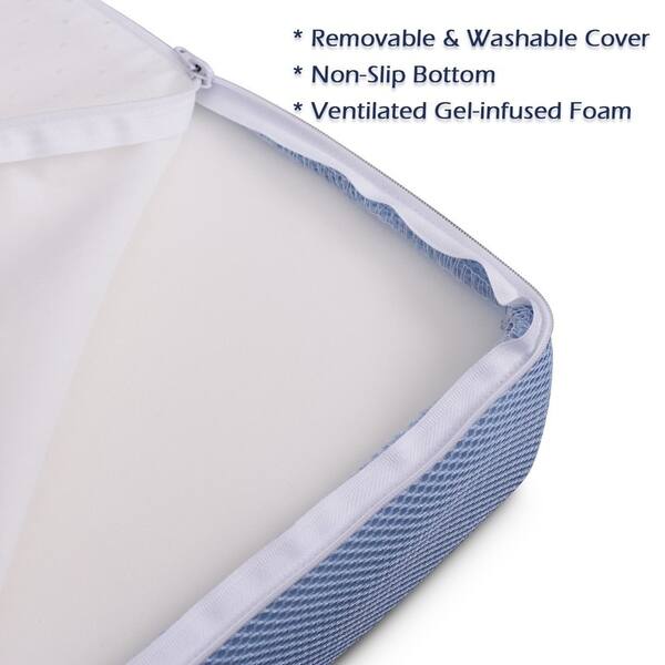 Shop Cr Sleep 3 Inch Full Size Folding Portable Memory Foam Mattress With Cover Overstock 20503362