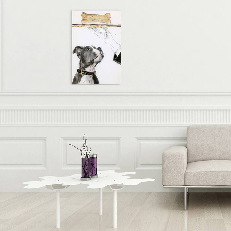 Empire Art "Fancy Bones" Frameless Free Floating Tempered Art Glass by EAD Art Coop
