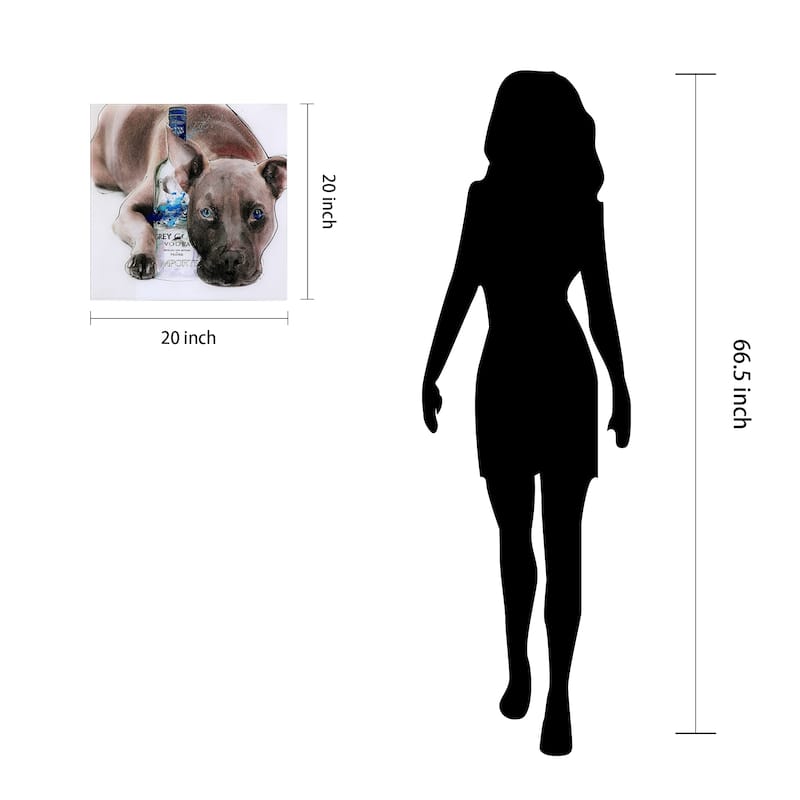Empire Art "I Like What I Like" Frameless Free Floating Tempered Art Glass by EAD Art Coop