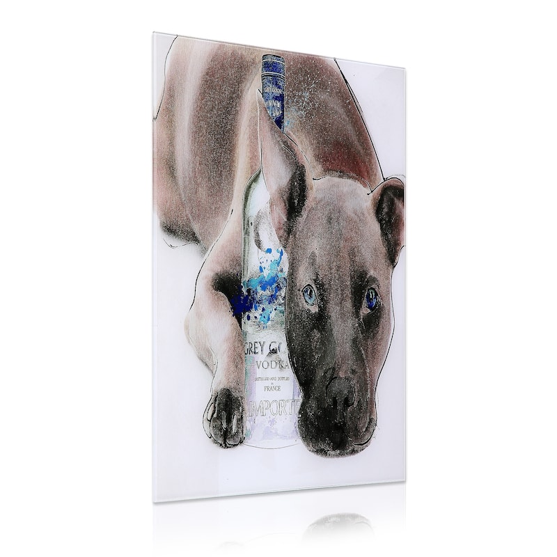 Empire Art "I Like What I Like" Frameless Free Floating Tempered Art Glass by EAD Art Coop