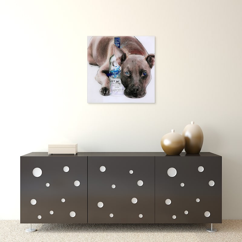 Empire Art "I Like What I Like" Frameless Free Floating Tempered Art Glass by EAD Art Coop
