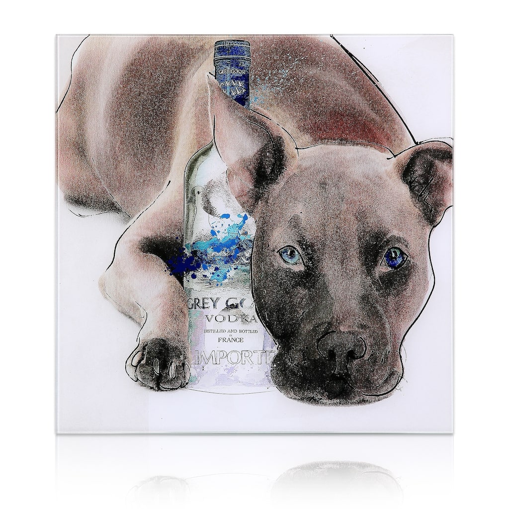 Empire Art "I Like What I Like" Frameless Free Floating Tempered Art Glass by EAD Art Coop