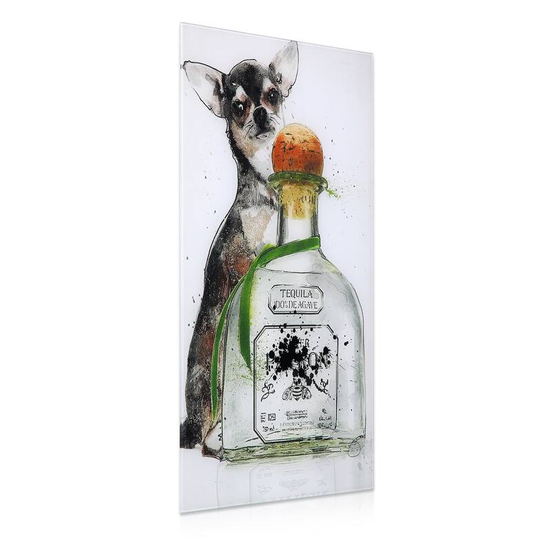 Empire Art "Viva Mexico" Frameless Free Floating Tempered Art Glass by EAD Art Coop
